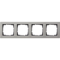 Gira Abdeckrahmen vierfach Edelstahl edelstahl, Retail