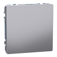 Merten Blindabdeckung mit zentraler Abdeckplatte für Unterputzmontage edelstahl, Retail