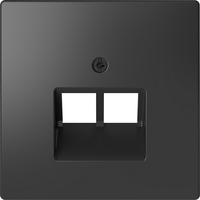 Merten Zentralplatte zweifach für Universal-Anschluss-Einsätze Typ MEG4522-6034 anthrazit, Retail