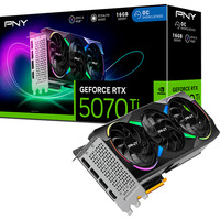 PNY GeForce RTX 5070 Ti ARGB OC Plus, Grafikkarte DLSS 4, 3x DisplayPort, 1x HDMI 2.1