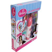 VEDES Haarstyling Set mit 37 Teilen, Puppenzubehör 