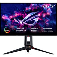 ASUS ROG Swift OLED PG27UCWM, Gaming-Monitor 67.3 cm (26.5 Zoll), schwarz, UltraHD/4K, Dual Mode, USB-C, DP, HDMI, 240Hz Panel