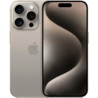 Apple iPhone 15 Pro 256GB Generalüberholt, Handy Titan Natur, iOS