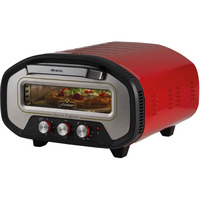 Ariete Pizzaofen DA GENNARO  rot/edelstahl, 2.200 Watt, für Pizzen bis ca. Ø 30cm