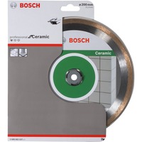Bosch Professional Diamanttrennscheibe Standard for Ceramic, Ø 200mm Bohrung 25,4mm