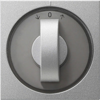 Gira Abdeckung mit Knebel aluminium, Retail