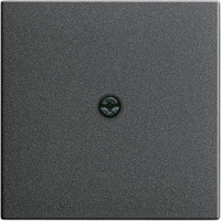 Gira Zentralplatte Schnurableitung und Fernmeldeverbinderdose anthrazit, Retail