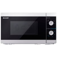 SHARP YC-MS01E-S, Mikrowelle silber/schwarz