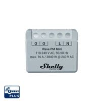 Shelly Shelly Wave PM Mini Z-Wave, Relais grau