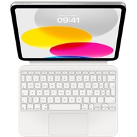 Apple Magic Keyboard Folio für iPad (10. Generation), Tastatur weiß, DE-Layout, Scherenmechanik