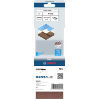 Bosch Professional PRO X440 Schleifband, 75x533mm, K150 3 Stück