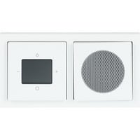Busch-Jaeger Radio BTconnect Digital Audio Broadcasting Plus Komplett-Set Bluetooth 8270 UJ-84-101, Radiowecker weiß (glänzend), Retail