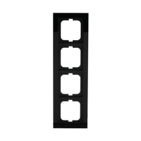 Busch-Jaeger Rahmen vierfach schwarz, Retail