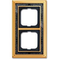 Busch-Jaeger Rahmen zweifach ms/pol Dekor anthrazit, Retail