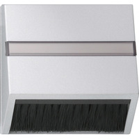 Gira Abdeckhaube steckbar mit Adapterrahmen für Geräte mit Abdeckung und Schrägauslass aluminium, Retail