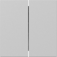 Gira Wippe zweifach gerade stehend lackiert matt grau, Retail