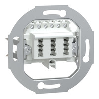 Merten Telefondose Anschlussdose dreifach weiß weiß, Retail