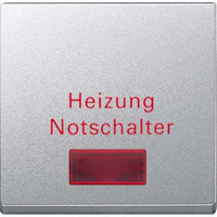 Merten Wippe Heizungs-Notschalter aluminium, Retail