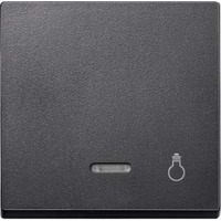 Merten Wippe Kontrollfenster für Schalter und Taster aus Thermoplast matt, Abdeckung anthrazit, Retail