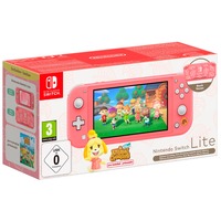 Nintendo Switch Lite Animal Crossing Isabelle Aloha Edition, Spielkonsole koralle, inkl. Animal Crossing New Horizons