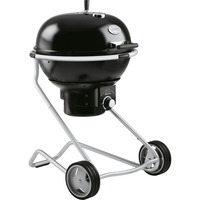 RÖSLE Holzkohle Kugelgrill No.1 F60 AIR, Holzkohlegrill schwarz/silber, Ø 59 cm