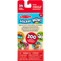 Spin Master Melissa & Doug - Sticker WOW! Nachfüllset Tiere, Basteln