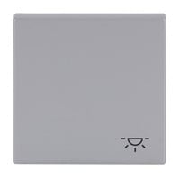 0 Wippe mit Aufdruck mit Symbol Klingel aluminium, Retail