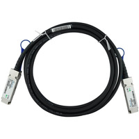 BlueOptics BlueLAN Direct Attach Kabel kompatibel zu NVIDIA MCP1650-V00AE30 QSFP56 schwarz, 0,5 Meter