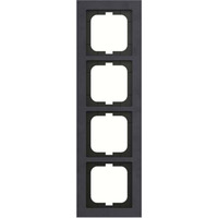 Busch-Jaeger Abdeckrahmen 4-fach, Abdeckung blau, Retail