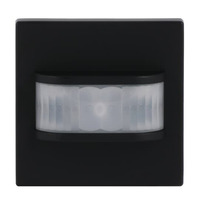 Busch-Jaeger Komfortsensor mit Bewegungsmelder und Umgebungslichtmessung, Unterputz, mit Selectlinse schwarz, Retail