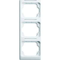 Busch-Jaeger Rahmen dreifach senkrecht mit Sichtfenster weiß (glänzend), Retail