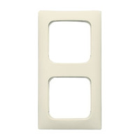 Busch-Jaeger Rahmen zwei fach für Kanalabdeckungen weiß, Retail