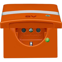 Busch-Jaeger Schutzkontakt-Steckdoseneinsatz CEE 7/3 Typ F 20 EUGKBLN-14-101 orange, Retail