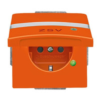 Busch-Jaeger Schutzkontakt-Steckdoseneinsatz CEE 7/3 Typ F 20 EUGKBLN-14-101 orange, Retail
