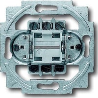 Busch-Jaeger Wechselschalter Einsatz zwei polig grau, Retail