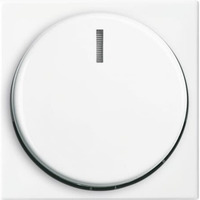 Busch-Jaeger Zentralscheibe alpinweiß für Dimmer, Abdeckung weiß, Retail