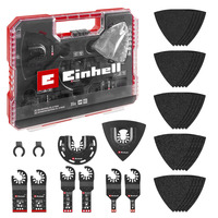 EINHELL Multitool-Set 35-teilig, in XL-PLUS-CASE, Sägeblatt-Satz für Metall, für Multifunktionswerkzeuge