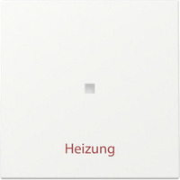 Gira Wippe Kontrollfenster und Heizung Ein Aus weiß, Retail