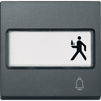 Merten Wippe Klingel mit Schriftfeld anthrazit, Retail