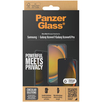 PanzerGlass Privacy Displayschutz Ultra-Wide Fit, Schutzfolie transparent, Samsung Galaxy Xcover7 / Xcover6 Pro