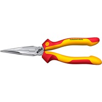 Wiha Flachrundzange Professional electric, Greifzange rot/gelb, mit Seitenschneider