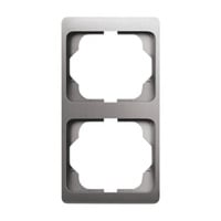 0 Rahmen zwei-fach senkrecht alpha exclusive platin, Retail
