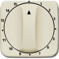 Busch-Jaeger Abdeckung 15 Minuten weiß für Zeitschaltuhr, Schalter weiß, Retail