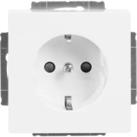 Busch-Jaeger Steckdosen-Einsatz Schutzkontakt Steckdose 2 Pole plus Erde 16 Ampere 250 Volt Typ F weiß (glänzend), Retail