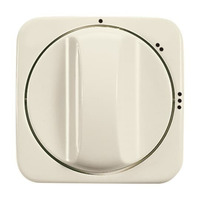 Busch-Jaeger Zentralscheibe für Dreistufen-Drehschalter, Abdeckung weiß, Retail