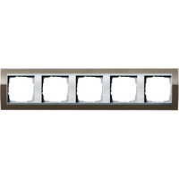 Gira Abdeckrahmen 5fach braun, Retail
