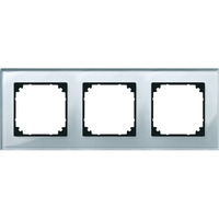 Merten Rahmen Glas 3-fach für senkrechte und waagerechte Montage Retail