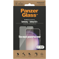 PanzerGlass Displayschutz Ultra-Wide Fit, Schutzfolie transparent, Samsung Galaxy S23+, EasyAligner