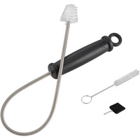 RÖSLE Wartungs-Set für Gasbrenner, Reinigungsbürste schwarz/silber, 3-tlg.