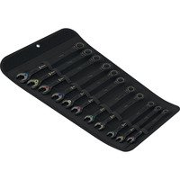 Wera 6000 Joker Black Edition 11 Set 1, 11-teilig, Schraubenschlüssel schwarz, Ringratschenschlüssel mit Haltefunktion